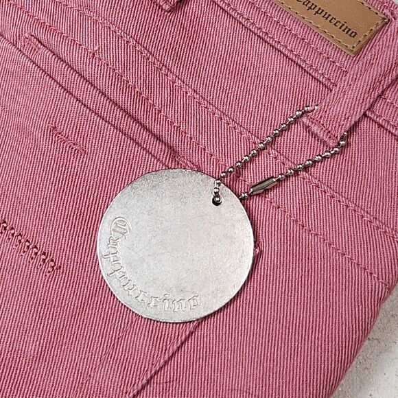 Cappuccino Jeans Womens 9 Pink‎ Flare Y2k Style Bratz Barbie Preppy Bell Bottom - Picture 8 of 12